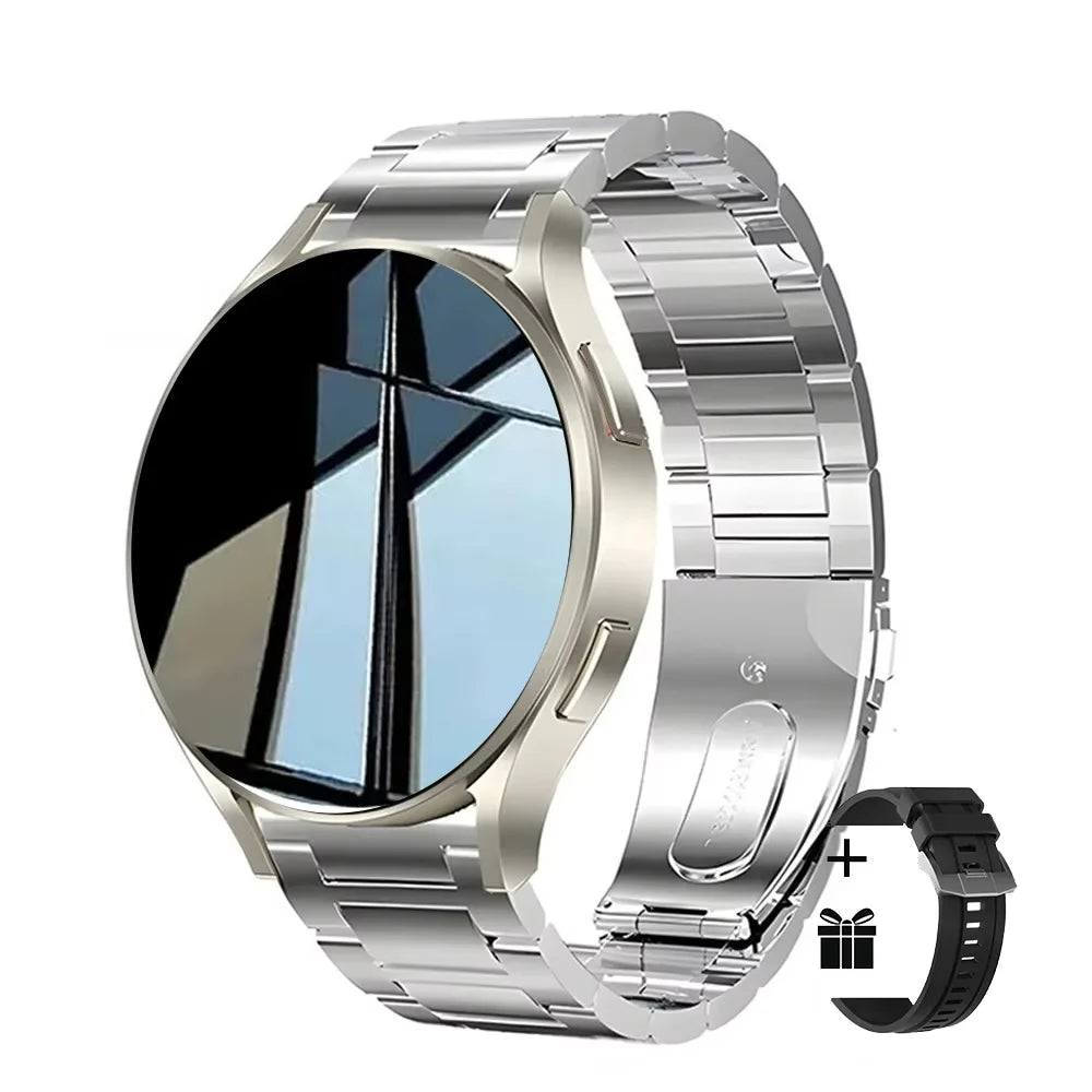 KESHUYOU 2025 New Watch 6 Smart Watch Bluetooth Call Health Monitoring Alarm Clock Fashion Sports Watch